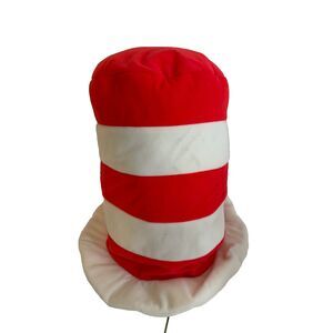 Dr Suess Universal Studios Hat 2024 Cat In The Hat Striped 11"